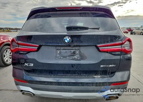 2024 BMW X3 Sdrive30I из США, поврежденный, VIN 5UX43DP08R9U84495